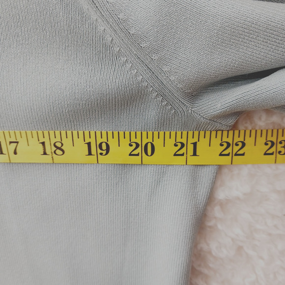 Sweater Cardigan Button XL Seafoam Minimalist Quiet Luxury Soft Girl Capsule - Picture 3 of 8